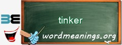 WordMeaning blackboard for tinker